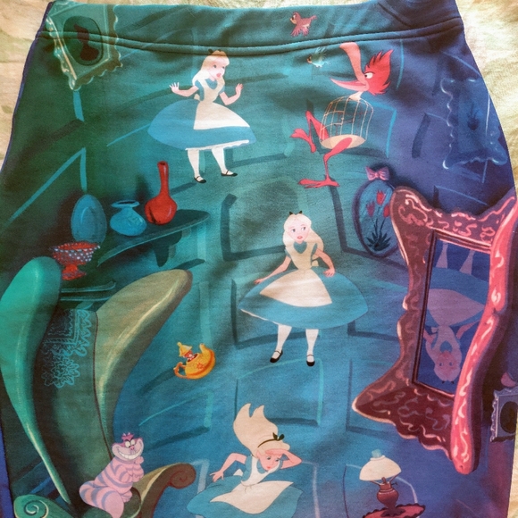Blackmilk Dresses & Skirts - Blackmilk Alice in wonderland skirt
